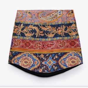 COPY - Zara multiprinted skirt
